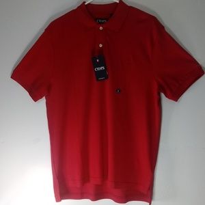 Chaps T-Shirt Red Polo. Size:L